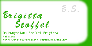 brigitta stoffel business card